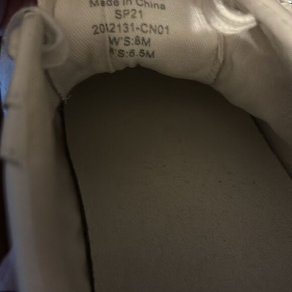 Madewell Sidewalk Low-Top Sneakers in Leather: Wave Edition Size 8 / Pristine - Picture 10 of 11